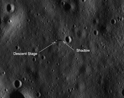 Apollo 11 Landing Site LROC photo